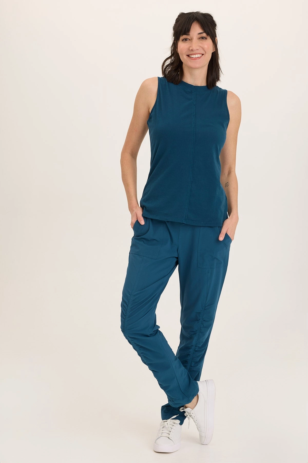 RegularFit Jules Active Ruched Drawstring Stretch Pant