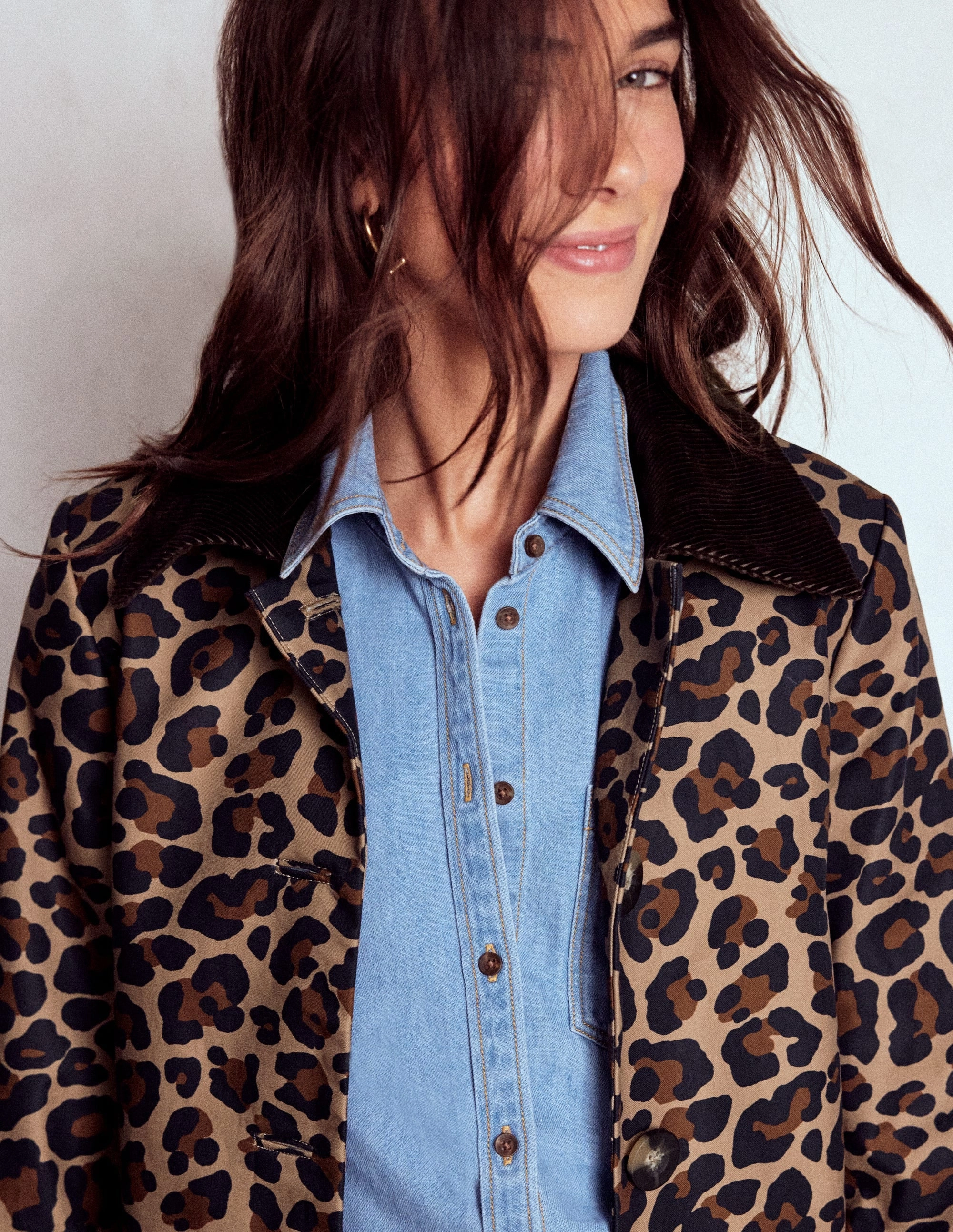 Lancaster Belted Mac-Leopard Go To Layer Weekend Style