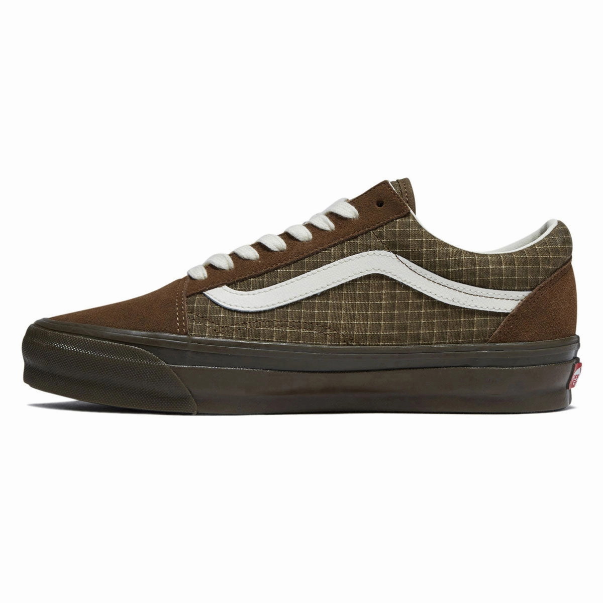 Vans Old Skool MTE Shoes - Washed Ripstop Sepia Dynamic Arch Support Ventilated Upper Design