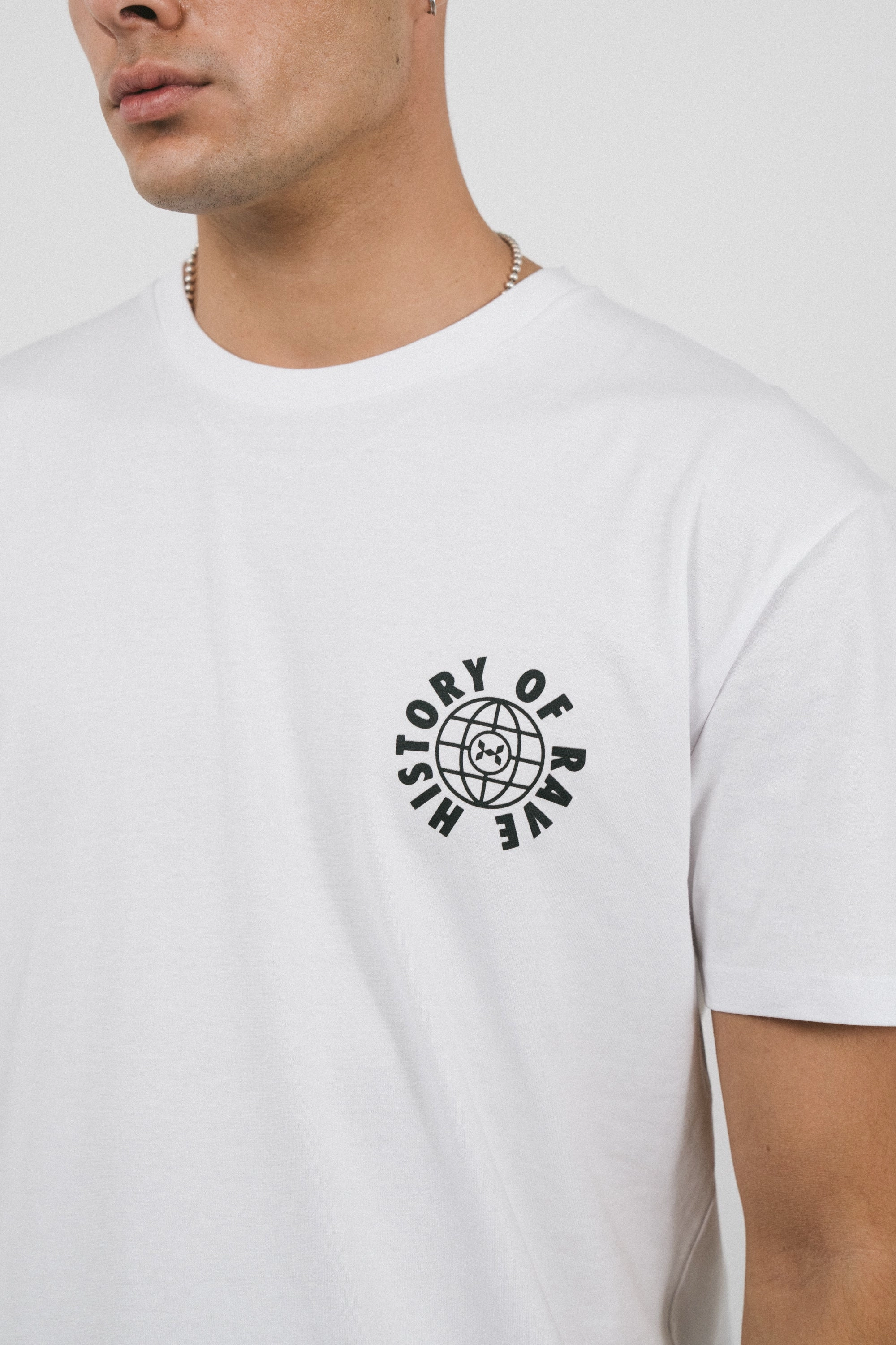 History Of Rave 'Lemon' Tee - White Seasonal Fashion Lightweight Shirt