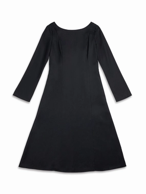 All Season Style Boat Neck Dress