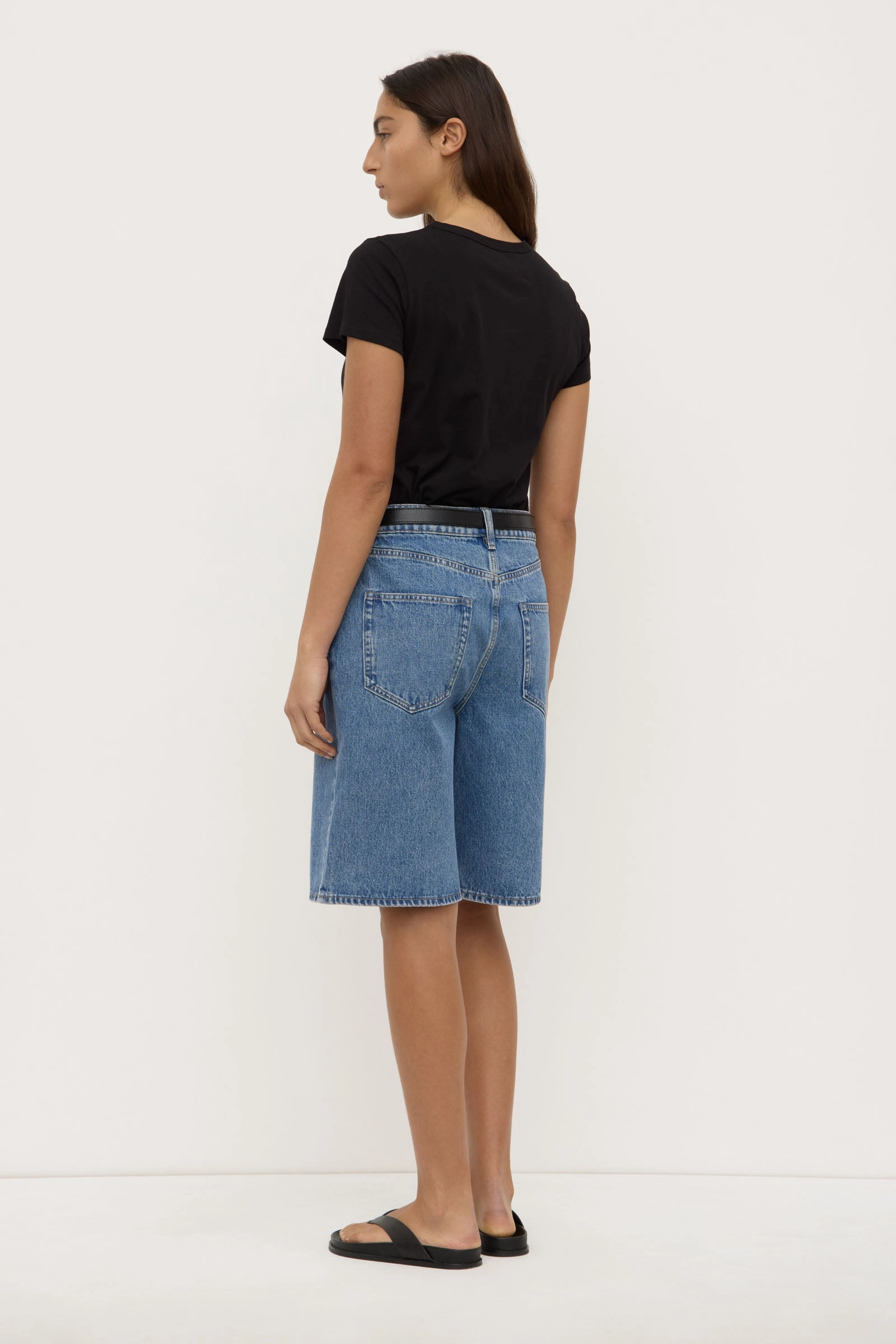 Bermuda Denim Short Flexible Waistline