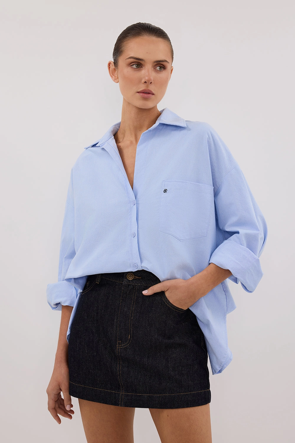 Performance Layers KERA RAW INDIGO DENIM A LINE SKORT