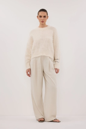 SALMA IVORY TUCK SLEEVE JUMPER Chilly Look