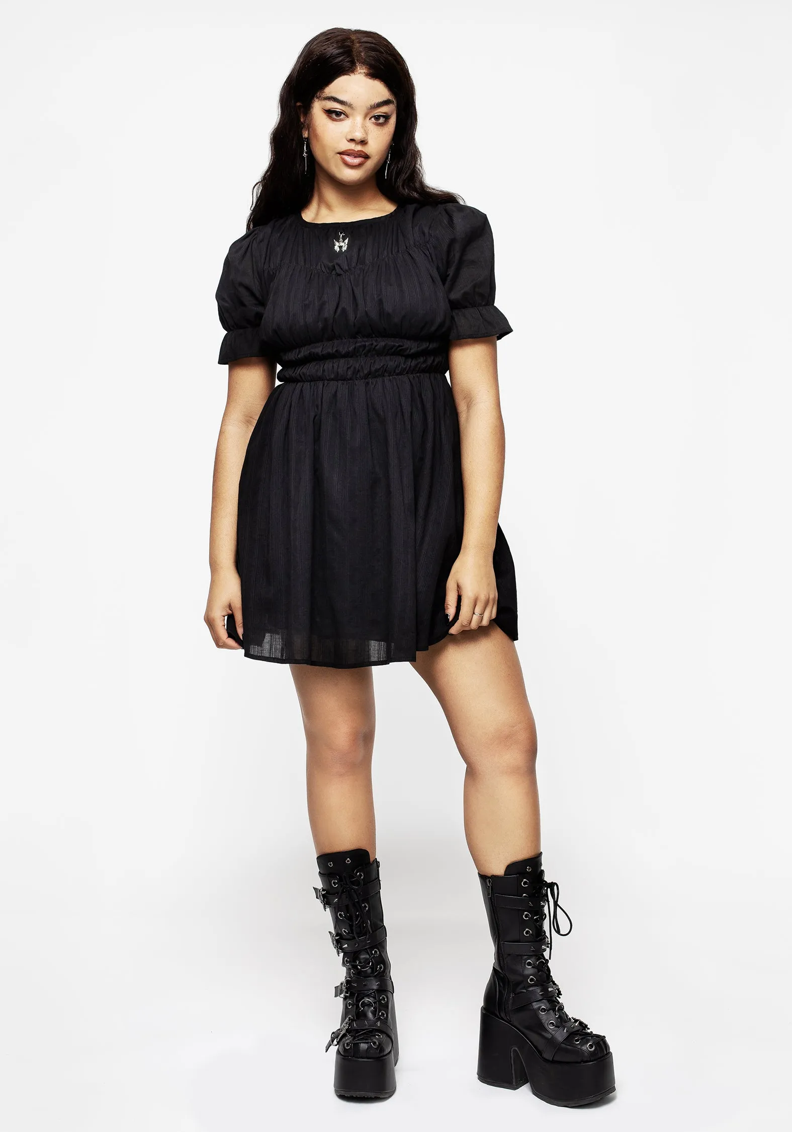 All-Day Comfort Wear Bedelia Cotton Mini Dress