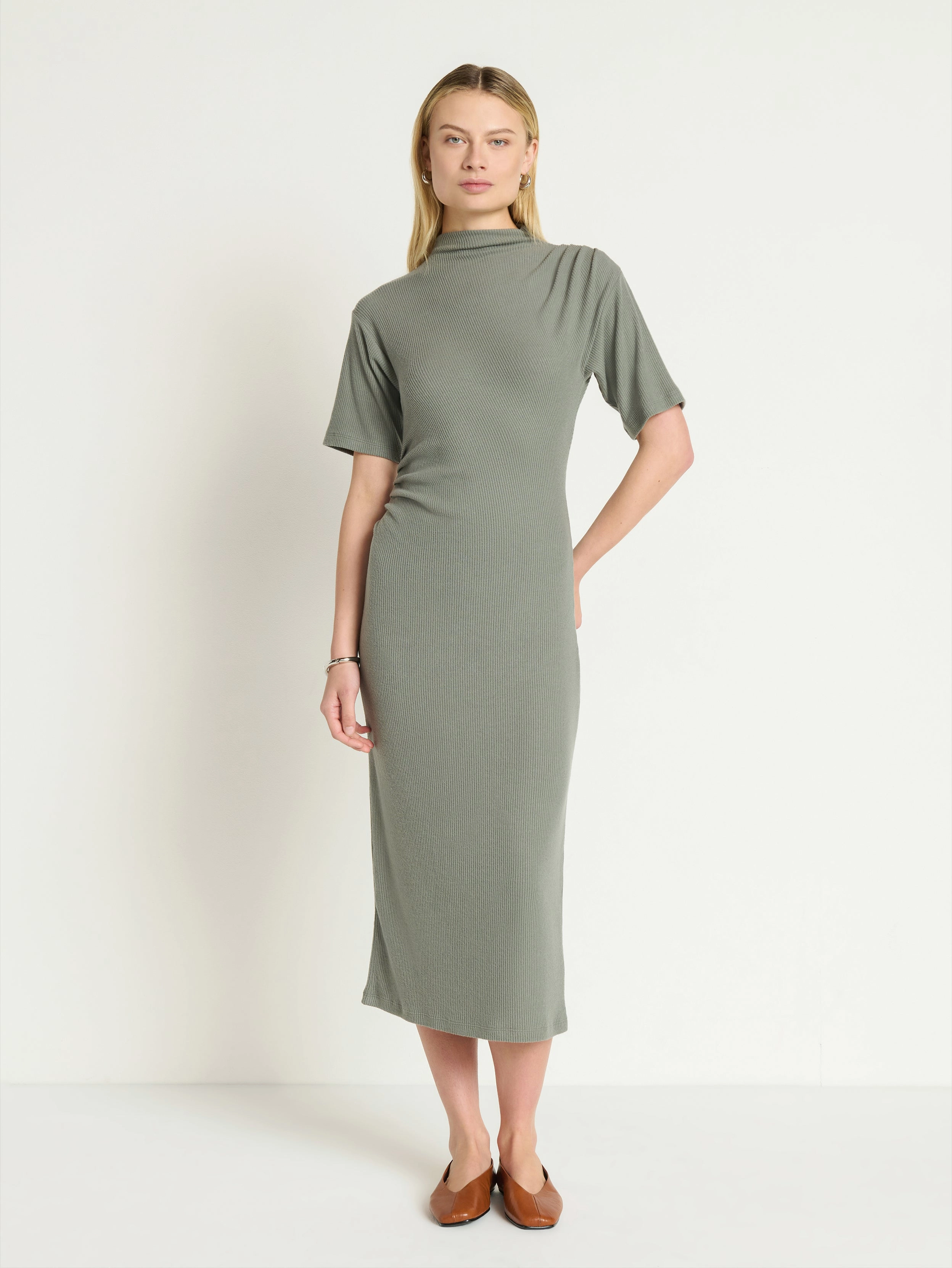 Rebecca Midi Dress City Layering Quick Look