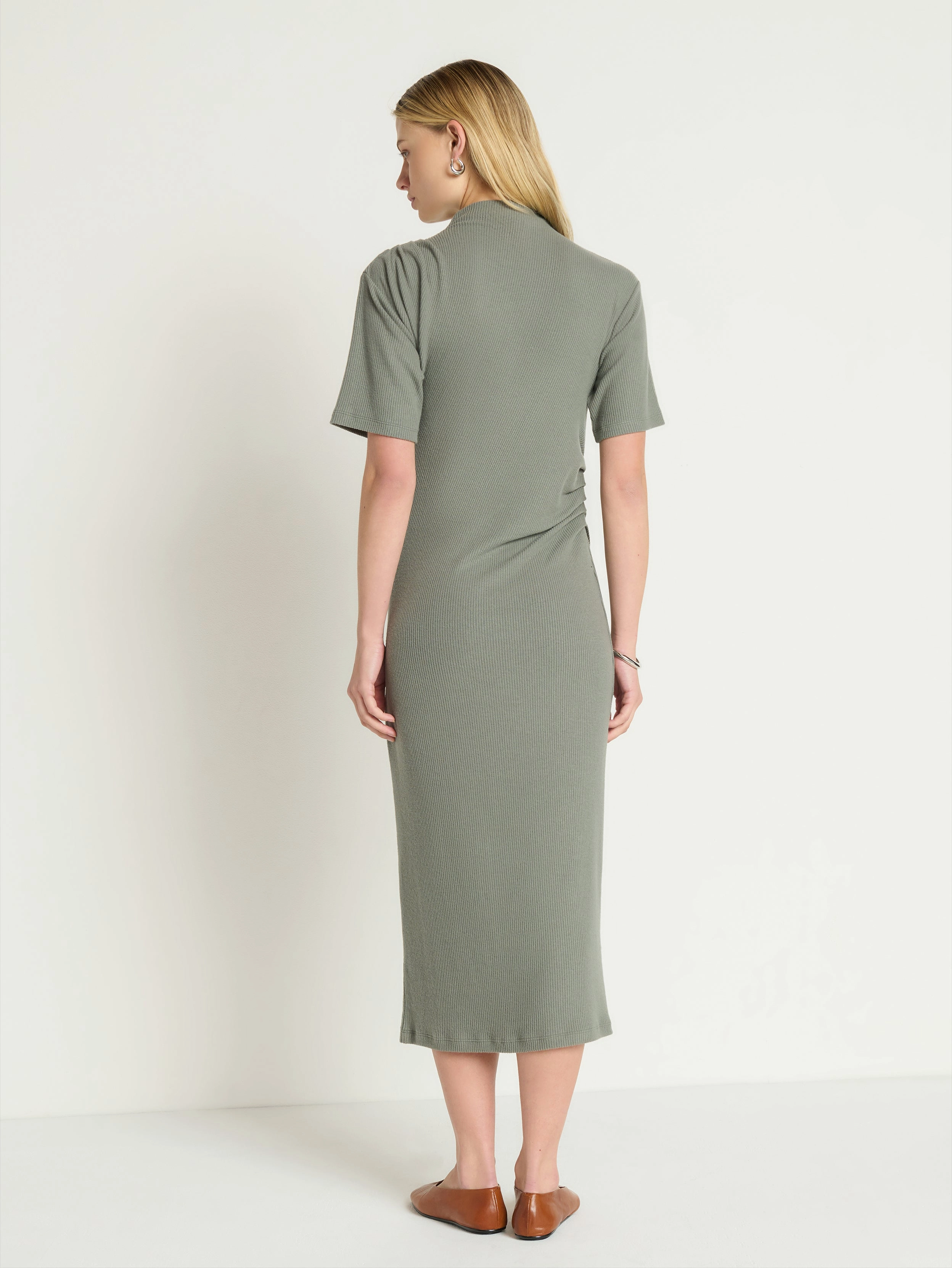 Rebecca Midi Dress Romantic-Style Warranty-Included