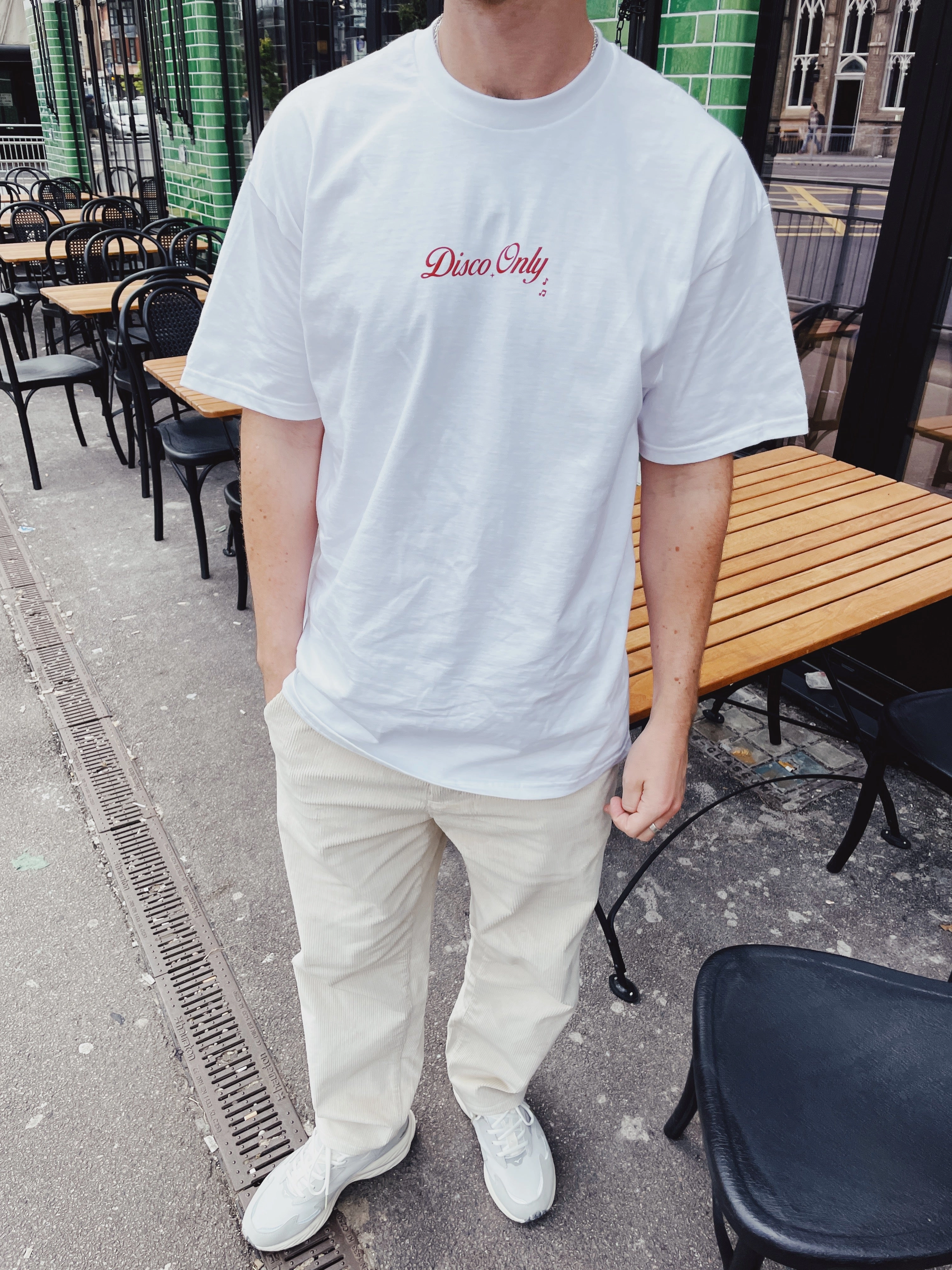 Timeless Comfort DISCO ONLY 'Italo Disco' Tee - White