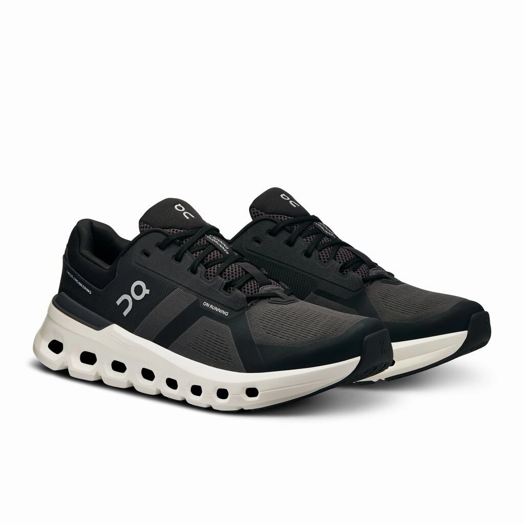 rainy days On Men's Cloudrunner 2 Wide Fit Running Shoes Eclipse / Black