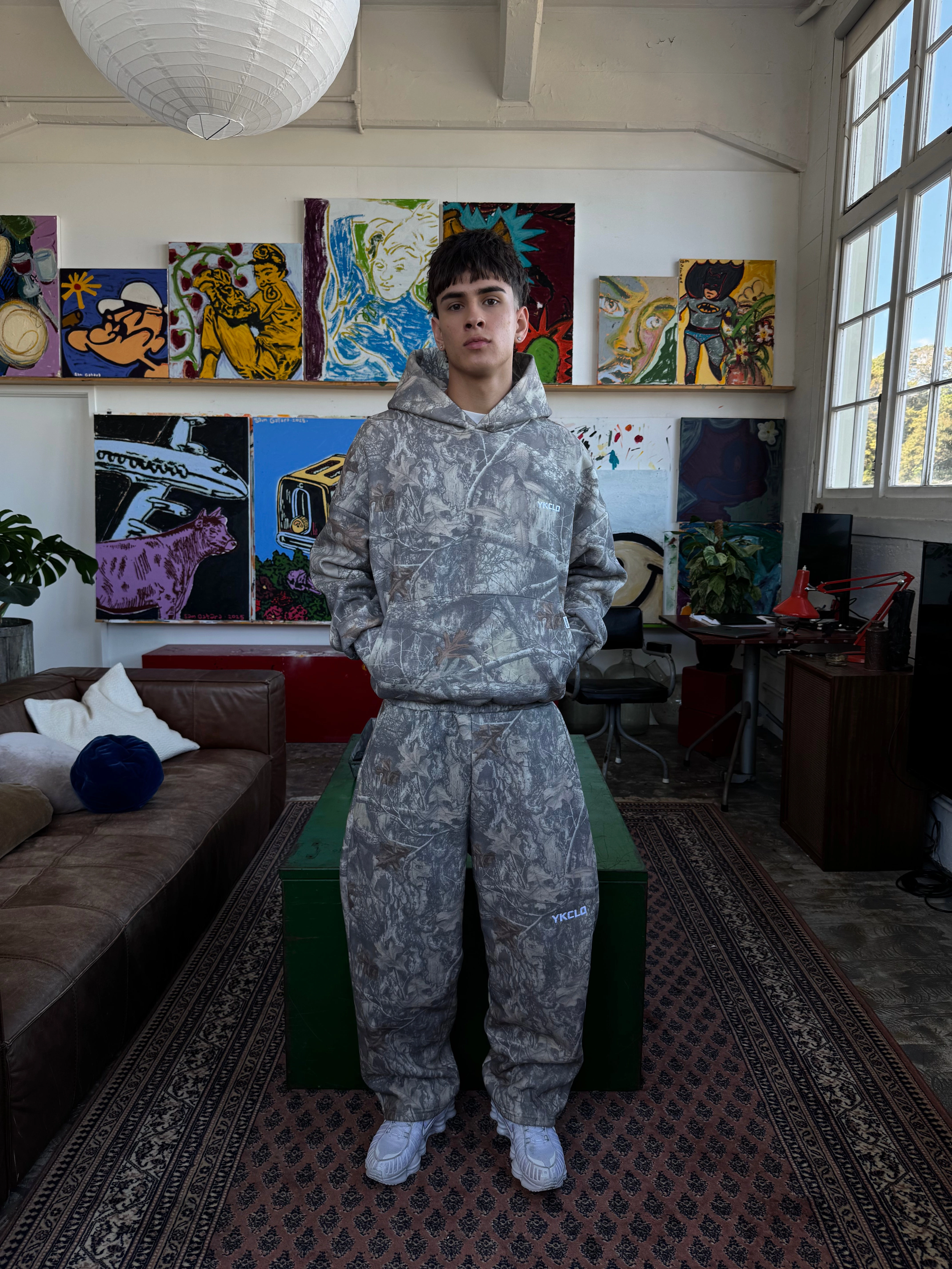 Recon Hoodie | Camo river rafting Athleisure Wear