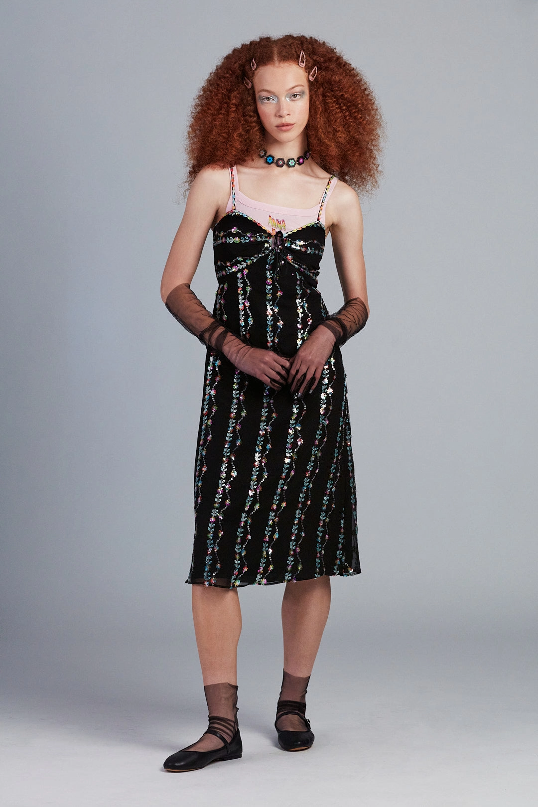 Floral Fantasy Dress Feminine Design