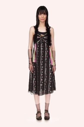 Bold Elegance Floral Fantasy Dress