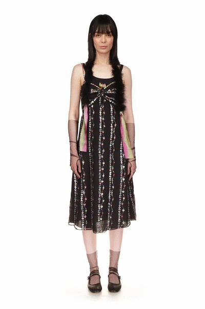 Flattering Layers Floral Fantasy Dress