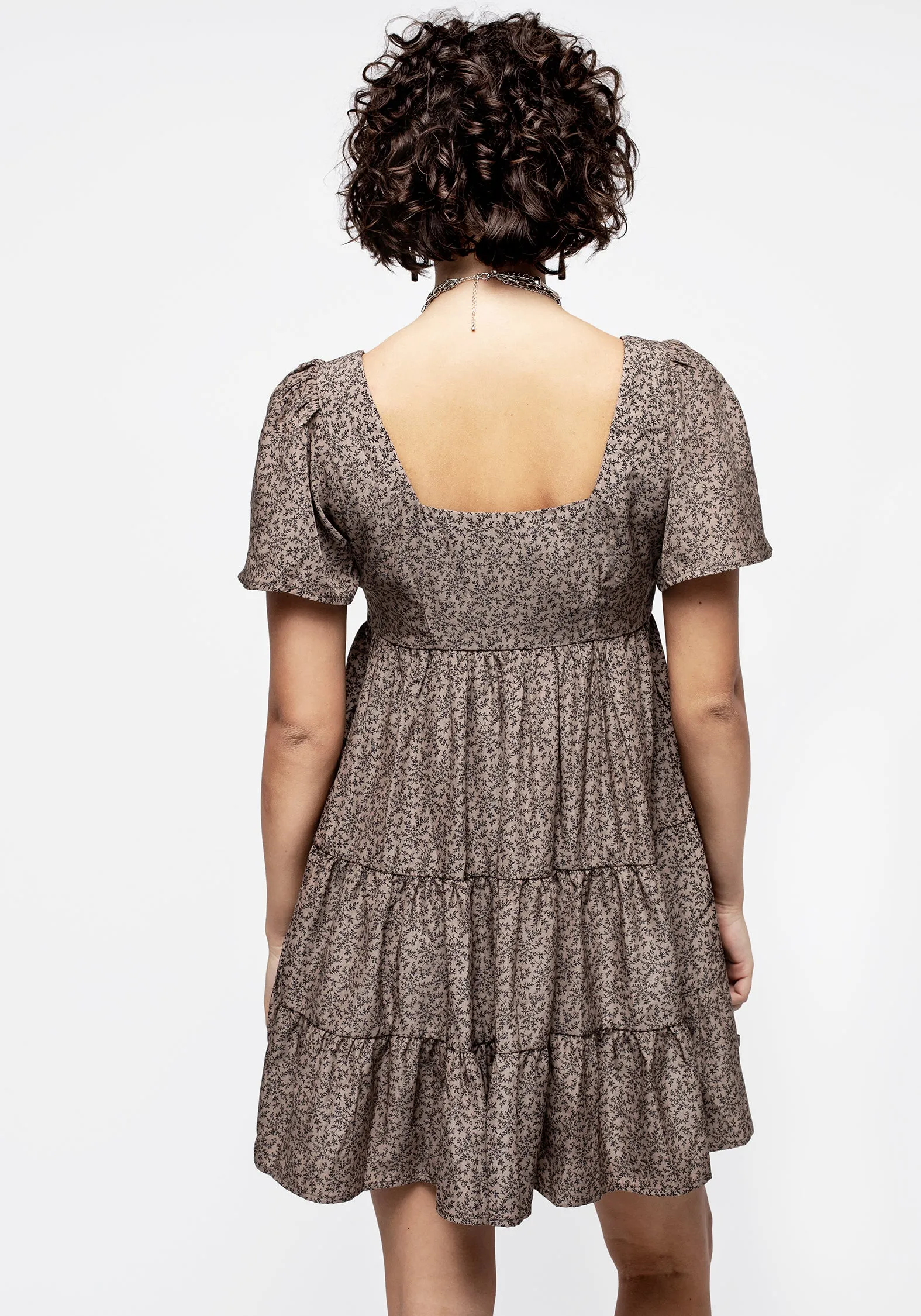 Meadowsweet Tiered Mini Dress garden wedding Effortless Wear