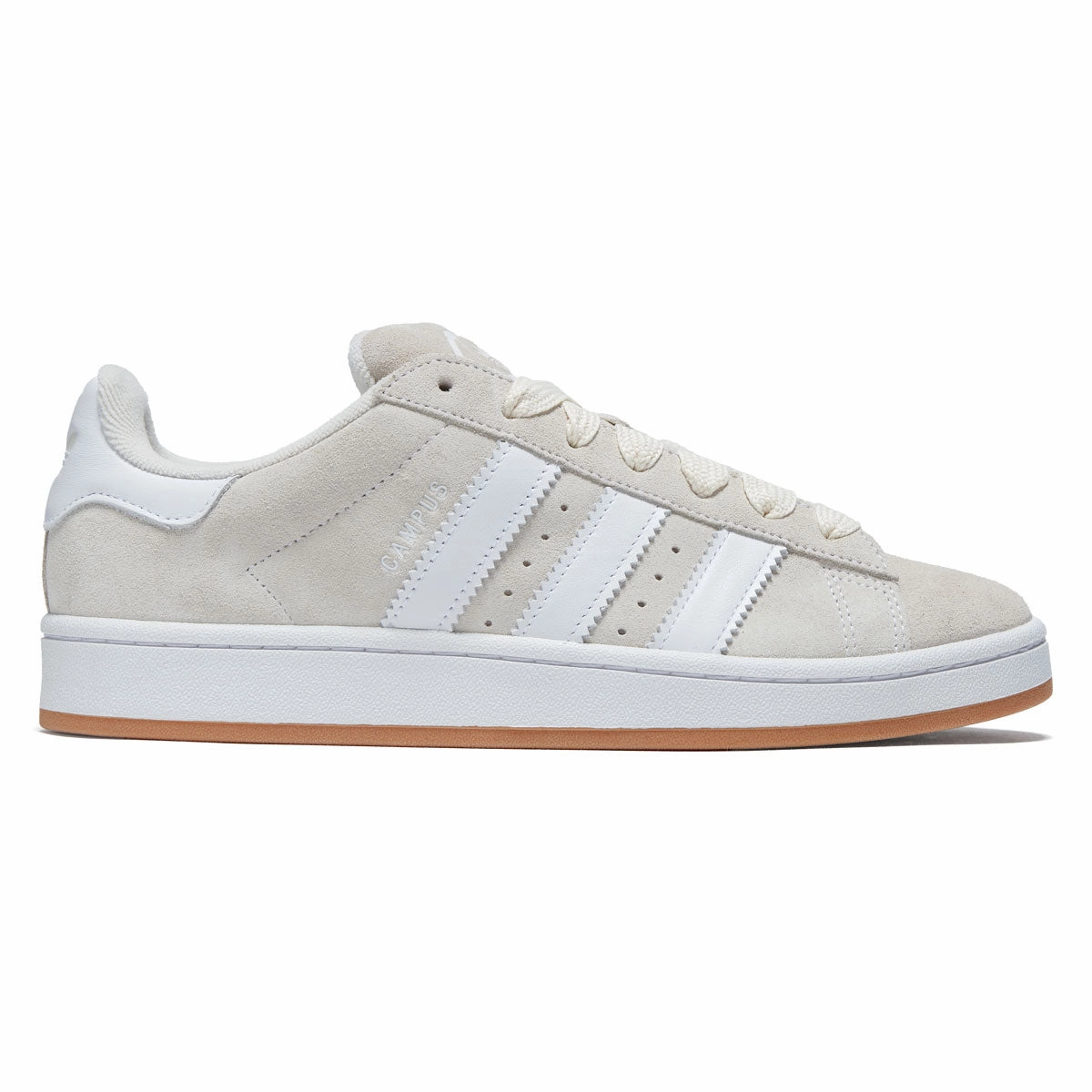 Adidas Campus 00s Shoes - Wonder White/Ftwr White/Gum Fitness Performance Motion Control Fit
