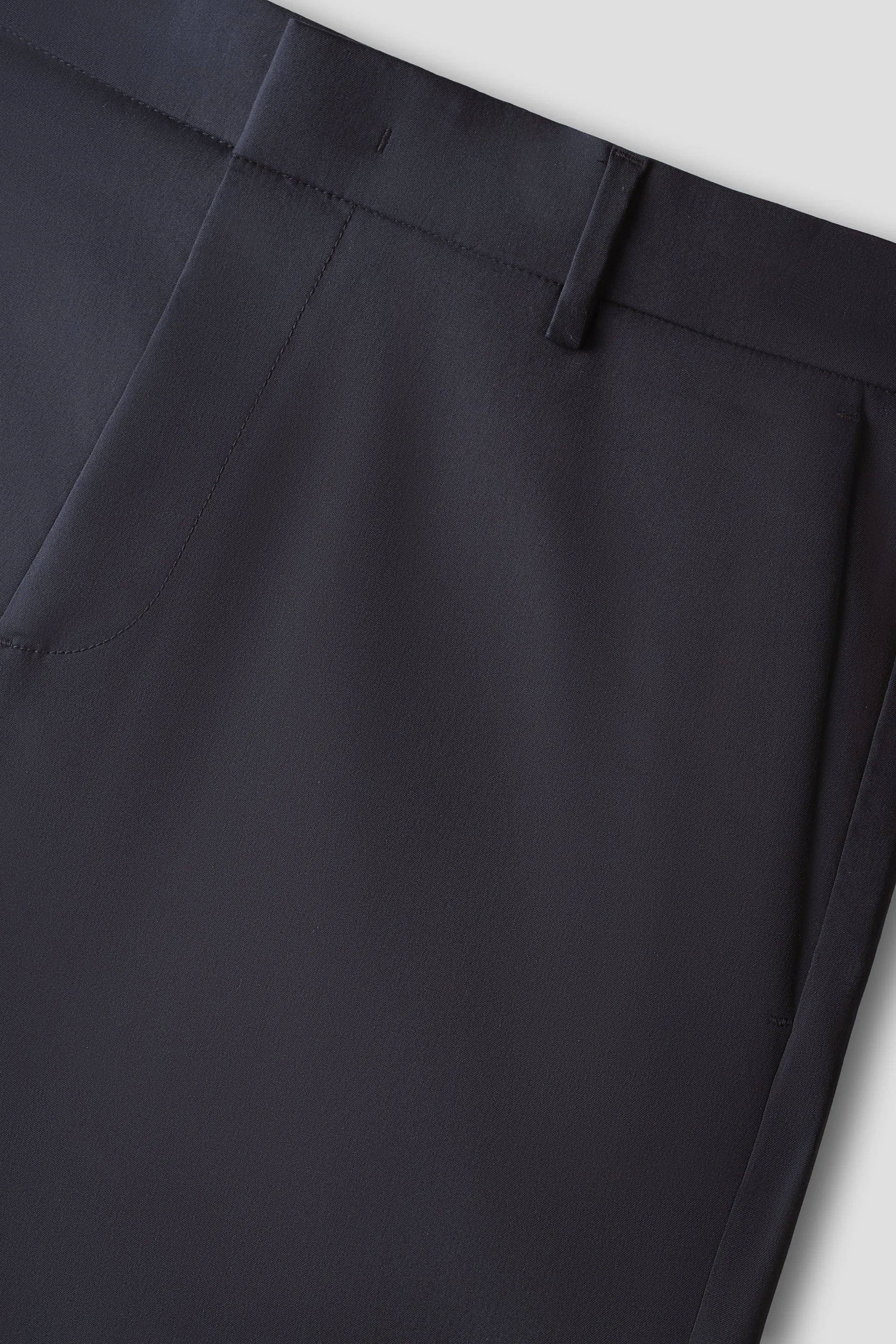 CottonSTRETCH Tailored Pants | Navy 15589P Versatile Layering