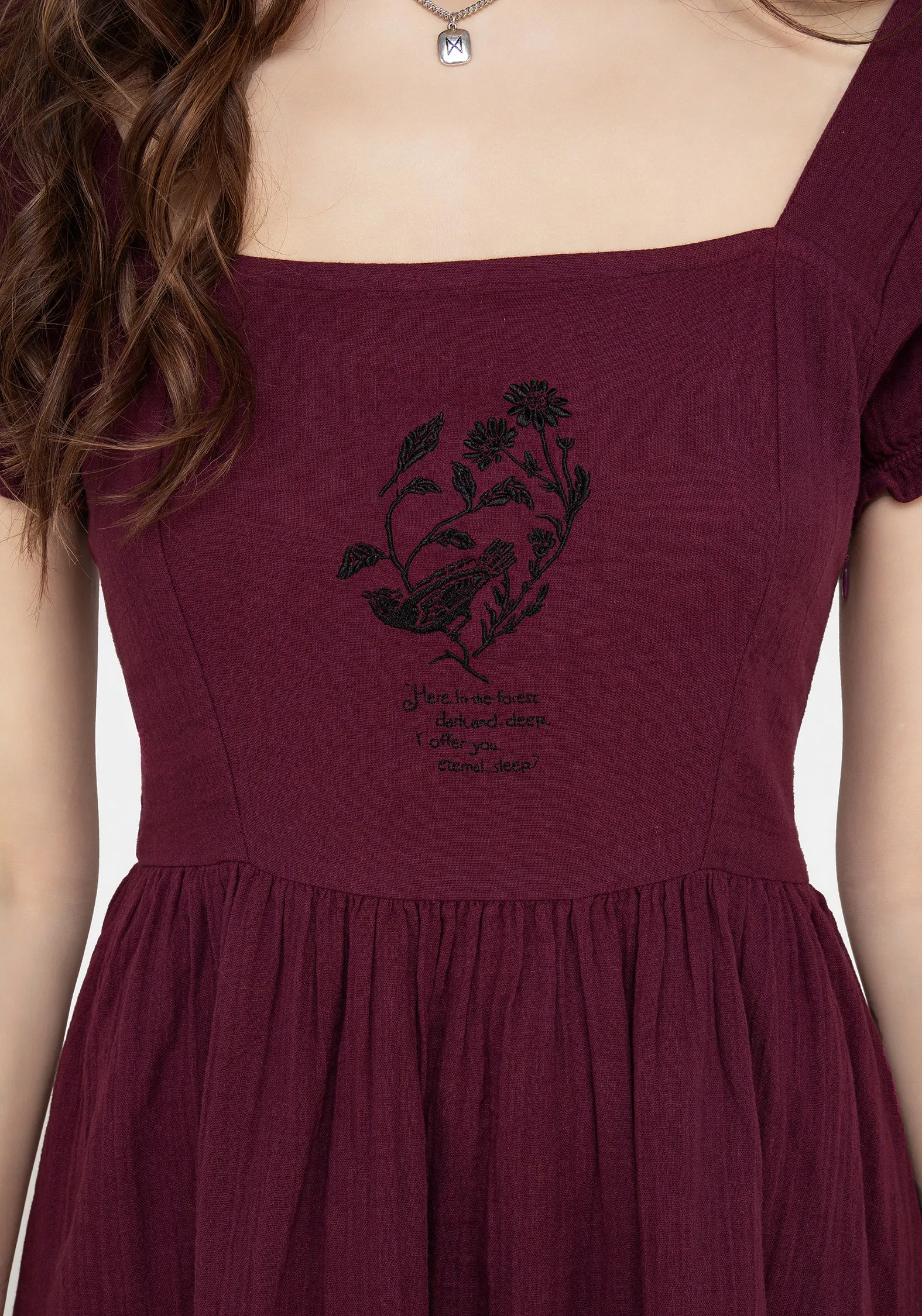 Frances Embroidered Cotton Mini Dress All Fitwear