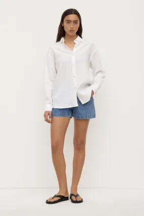 Athletic Look All-Ages Fit Womens Everyday Linen Shirt