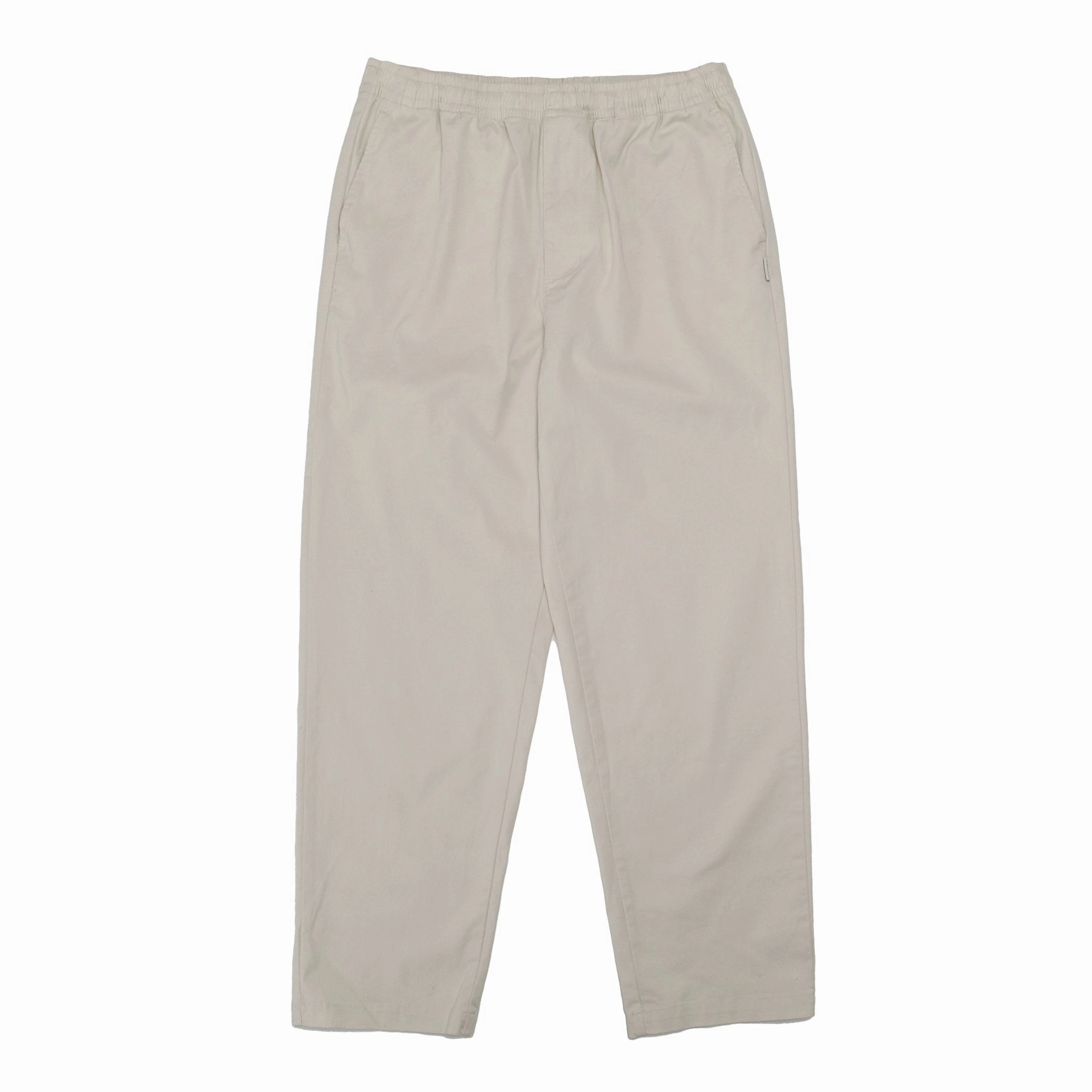 Softened Hem bound William Staple Cotton Trousers - Ecru