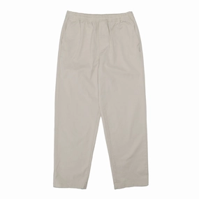 Softened Hem bound William Staple Cotton Trousers - Ecru