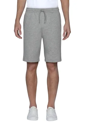 French Terry Sweatshorts | Light Grey EBC08Z Smooth zipper closure Practical Look