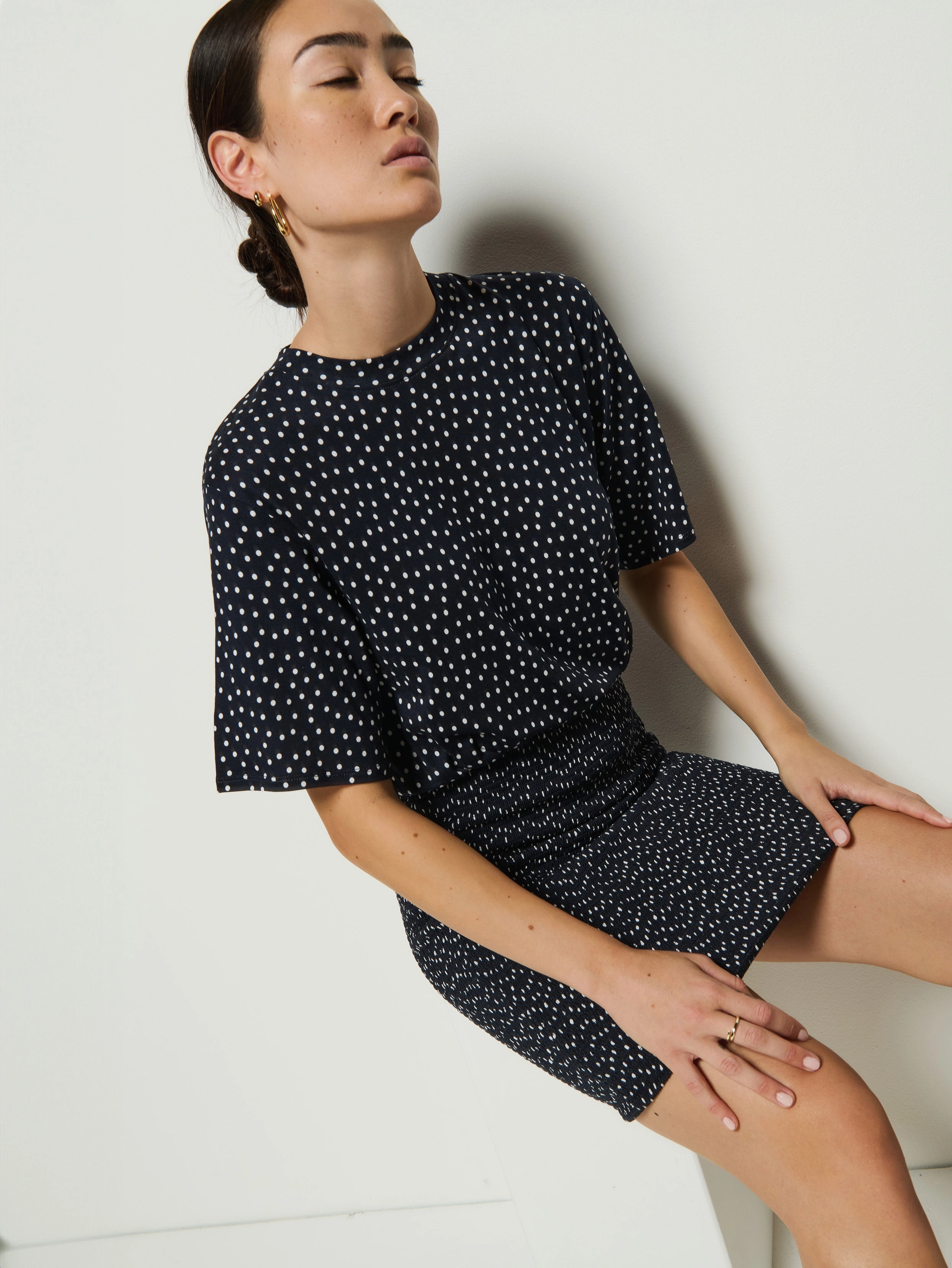 Bess Smocked Mini Relaxed Finish