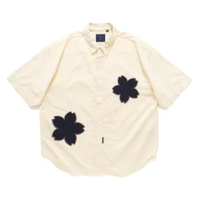 (ST380) Sakura Patch Short Sleeve Shirt Petite Option