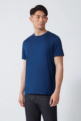 Regal Crew Neck T-Shirt | Blue NYE073 Easy Wear Style
