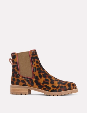 Freya Chelsea Boots-Leopard puncture resistant Comfort Lining All Day Wear