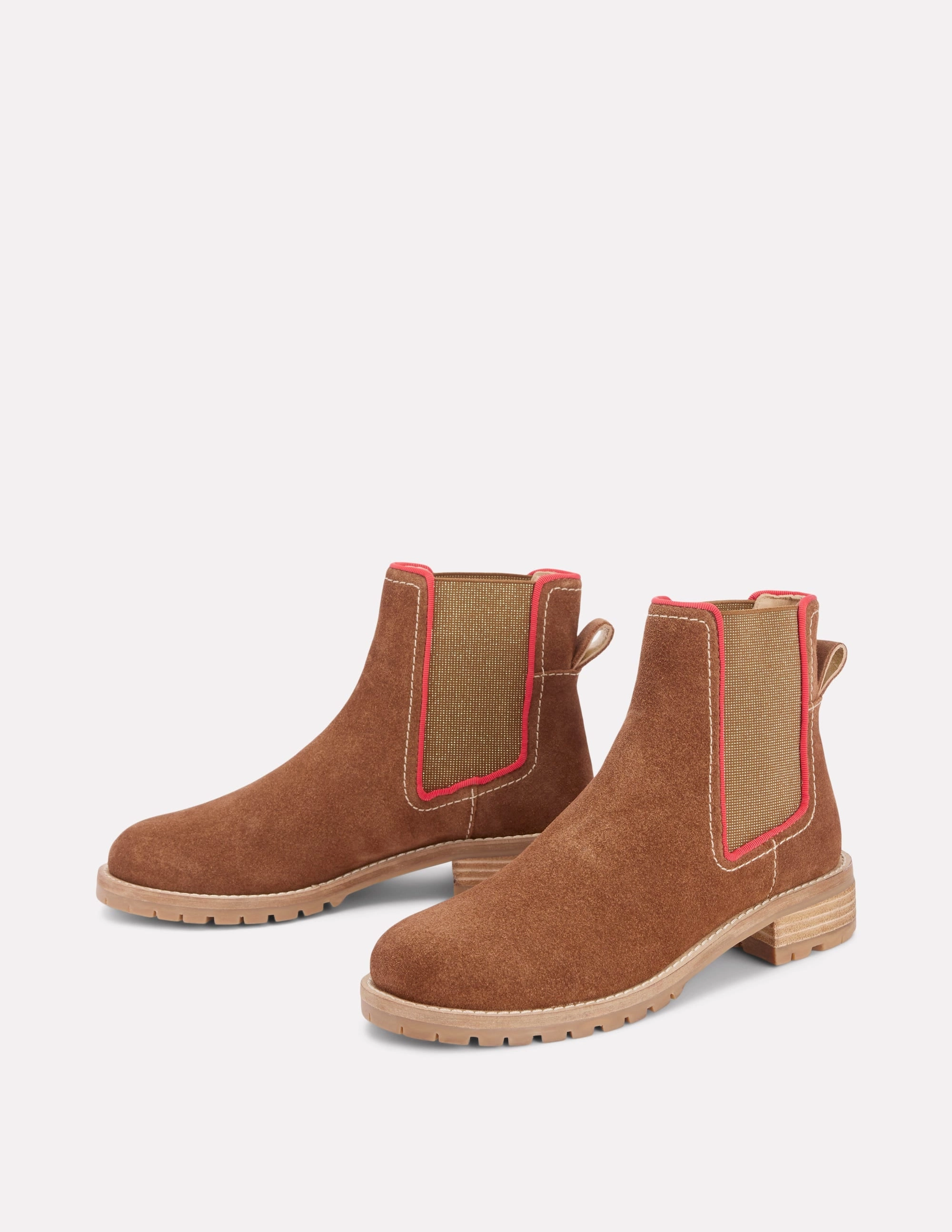 Freya Chelsea Boots-Tan Knit Top