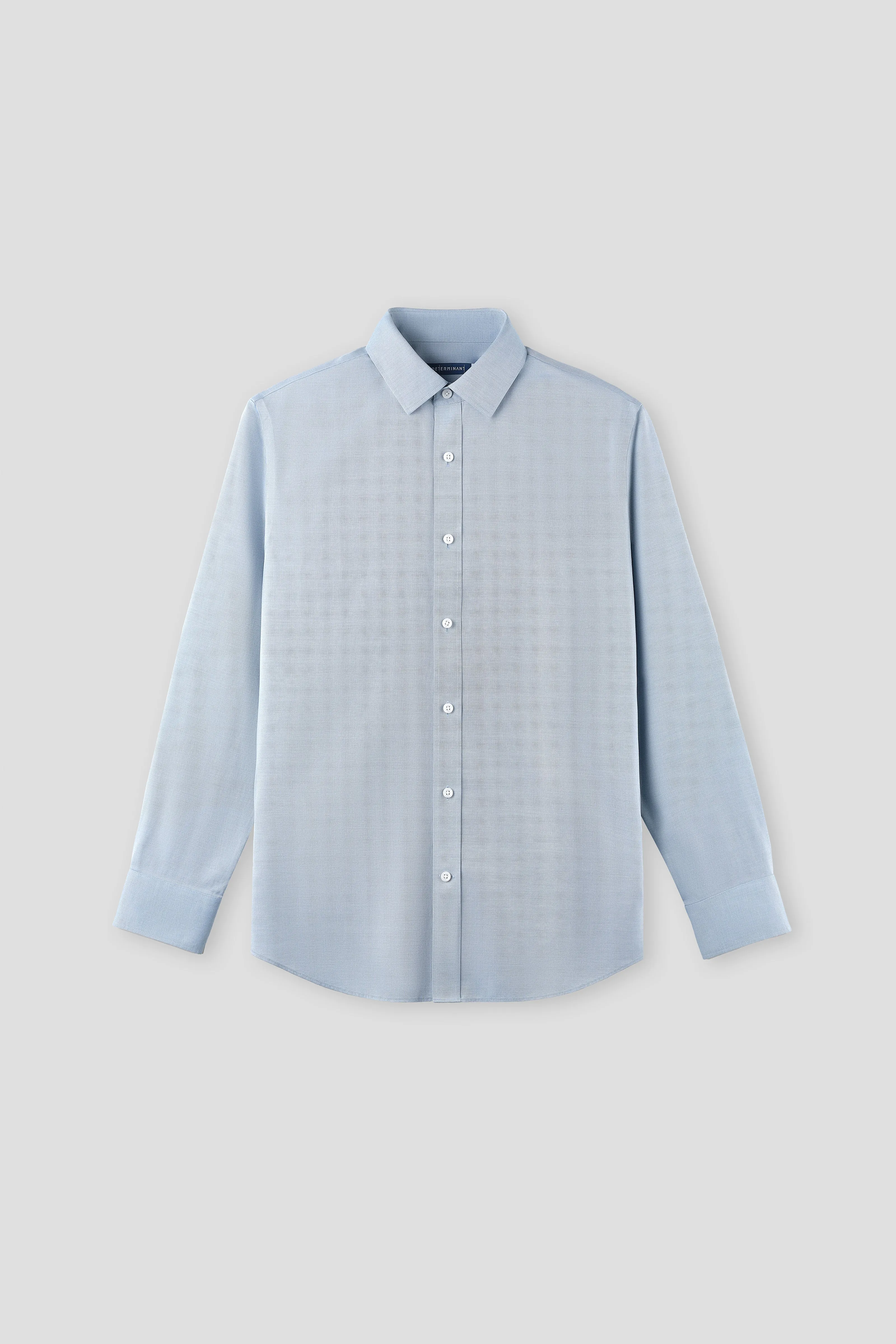 Quick Release Cuffs Lounge Comfort ??Frozen in Tones?? Waterless Dye Dress Shirt | Glacial Mist 17804N