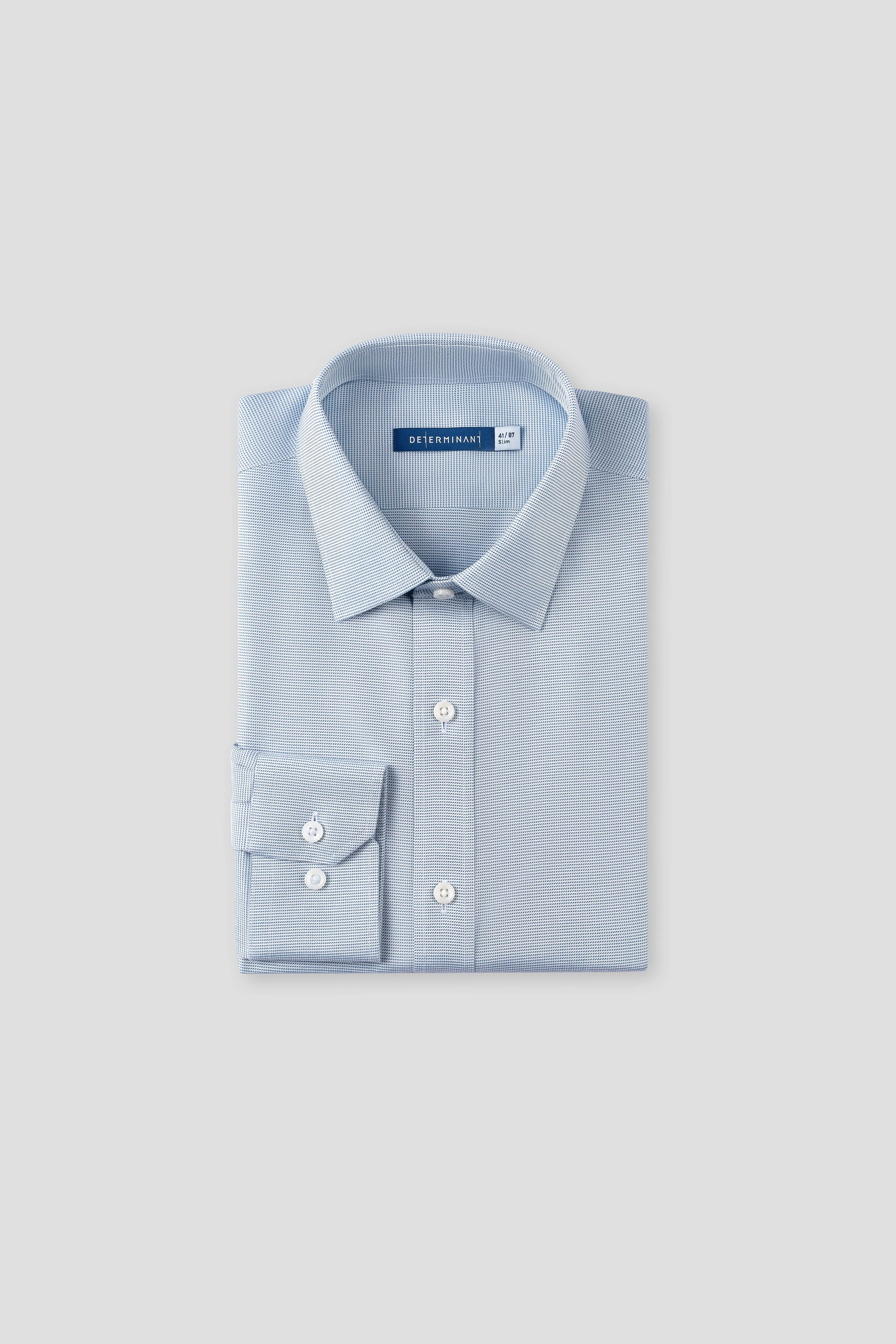 Weekend Casual Fall Fashion ??Frozen in Tones?? Waterless Dye Dress Shirt | Glacier Grid 22815N