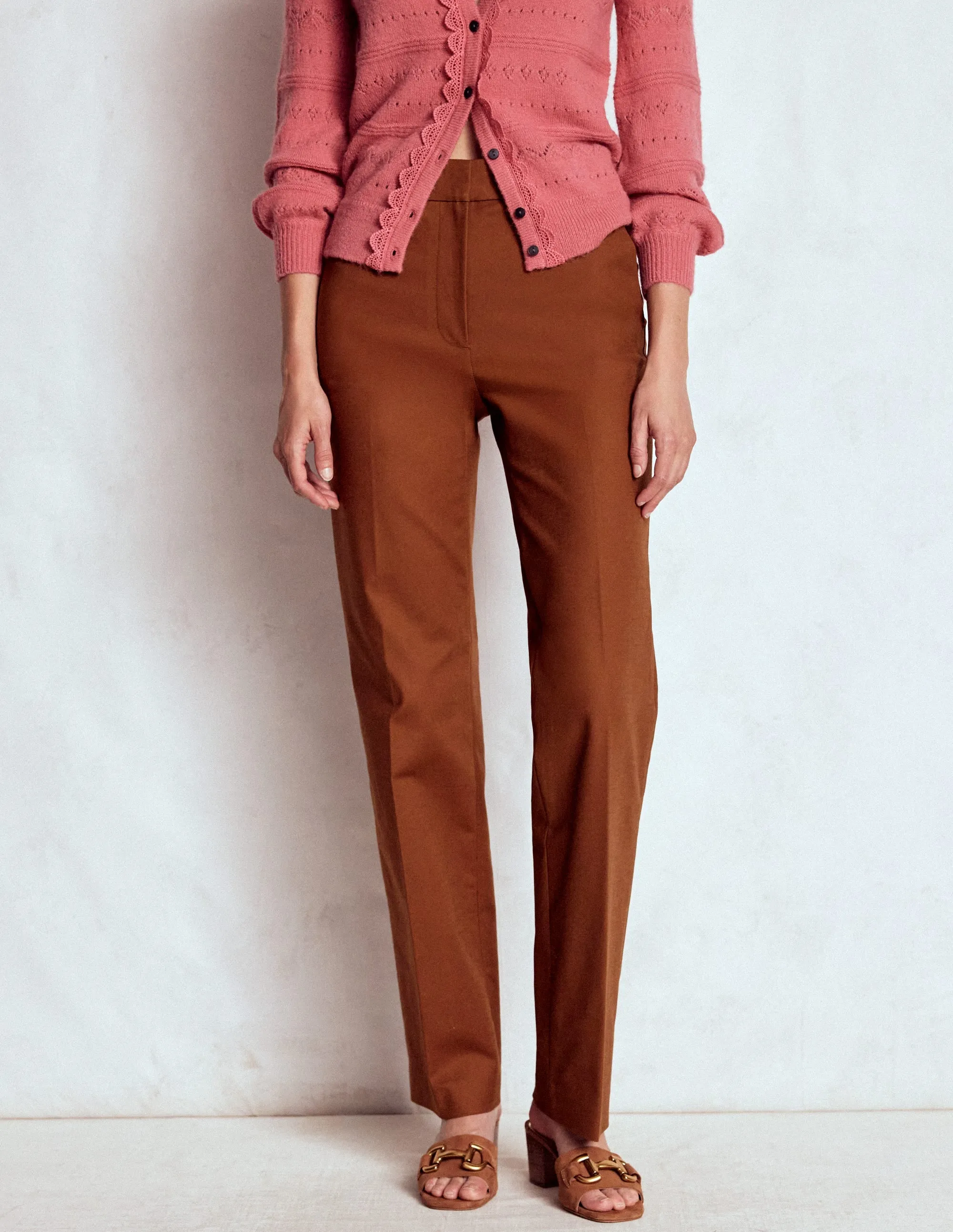 Full Length Canonbury Trousers-Russet Abrasion Resistant Surface Minimal Vibe