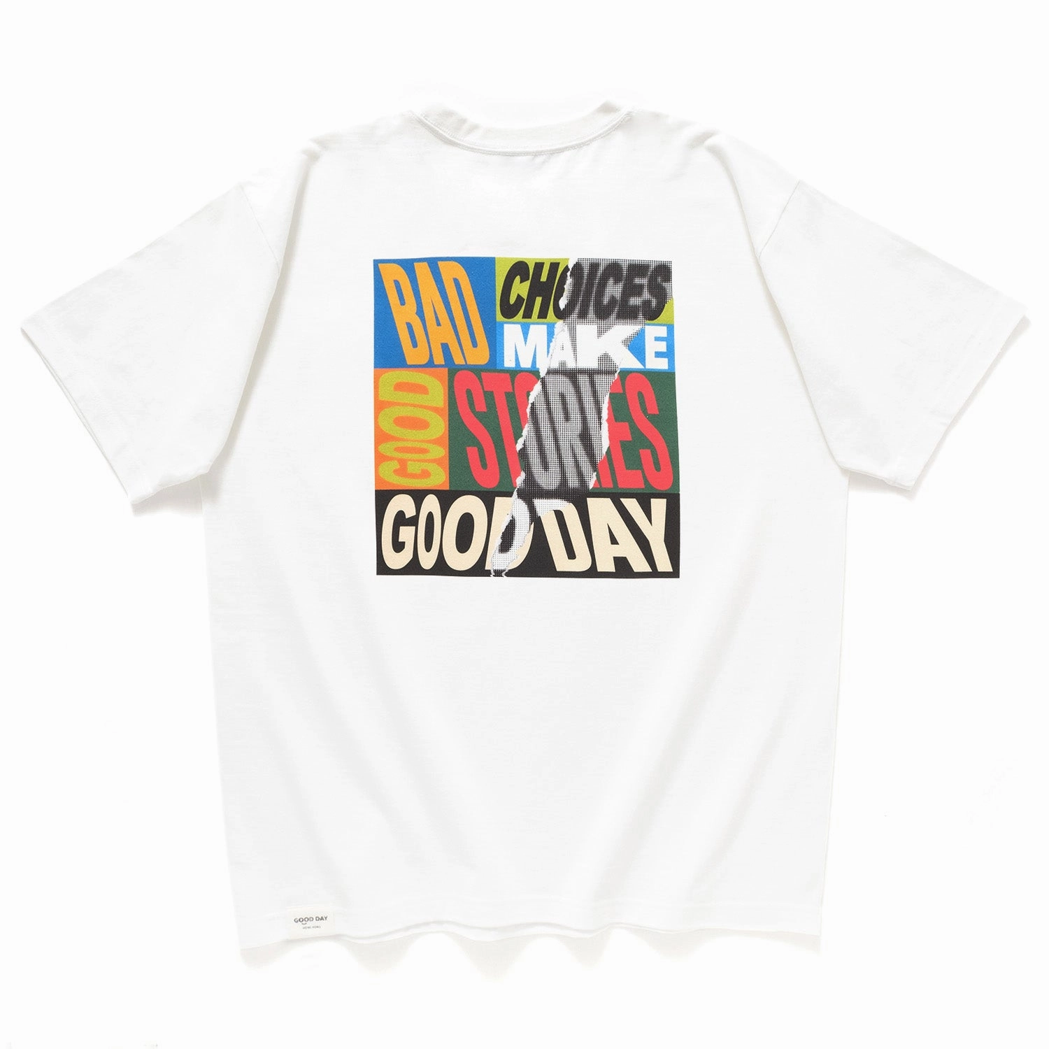(ZT1184) Bad Choices Message Tee Urban Streetwear Versatile and Stylish