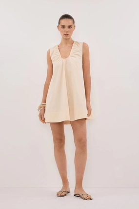 Party outfit Chic Style GABBY BUTTERMILK COTTON MINI DRESS