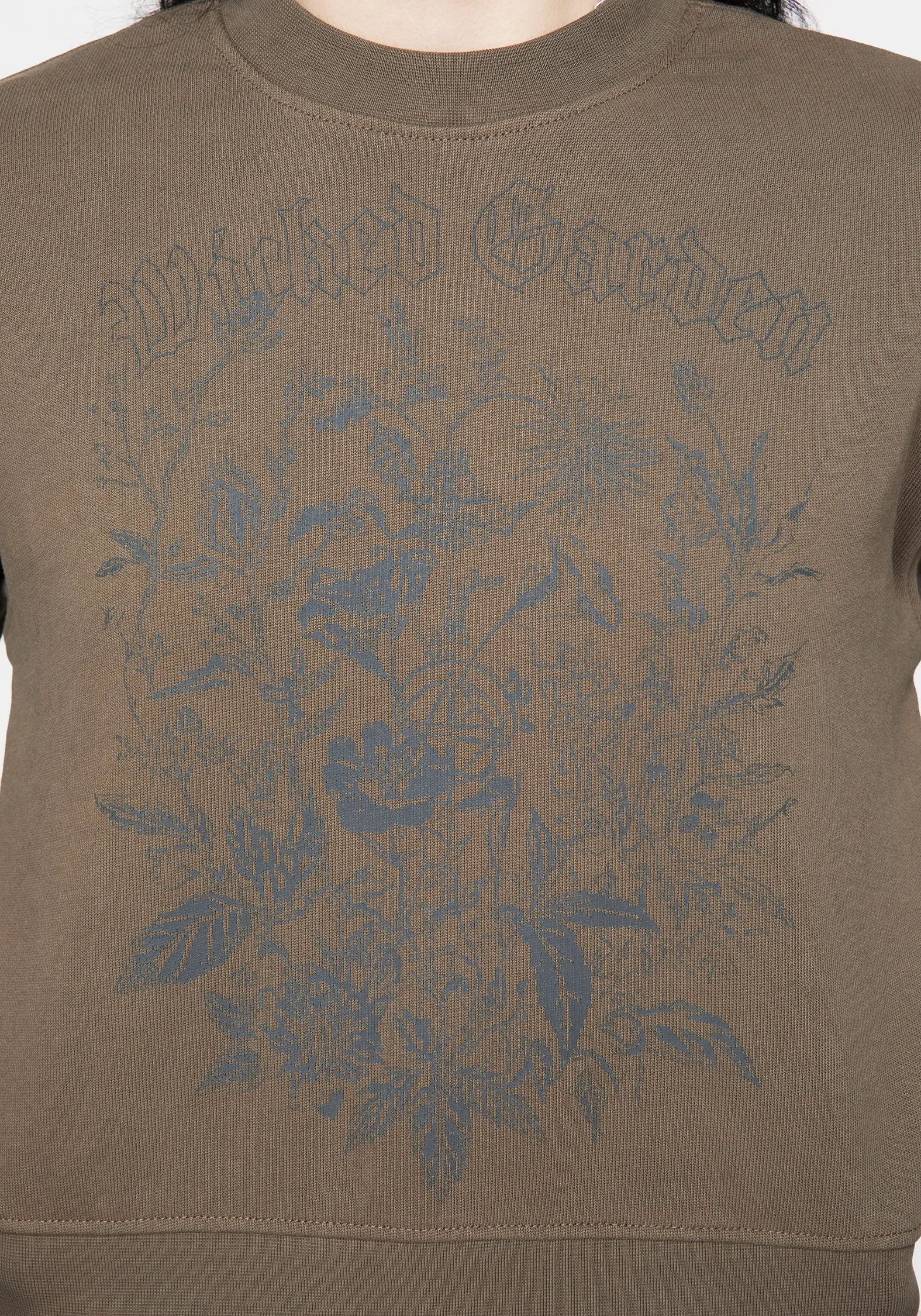 Lobby Galerina Graphic Print Cotton Sweatshirt