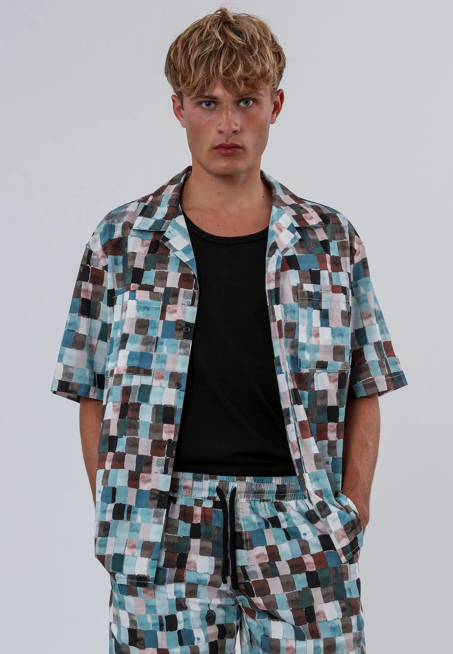 Patterned Texture GALLERY SHIRT MULTI