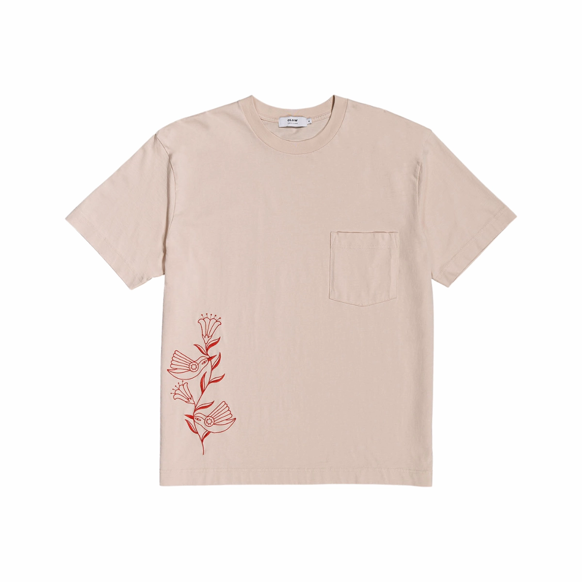 Stretchable Armholes Hummingbirds Short Sleeve T-Shirt