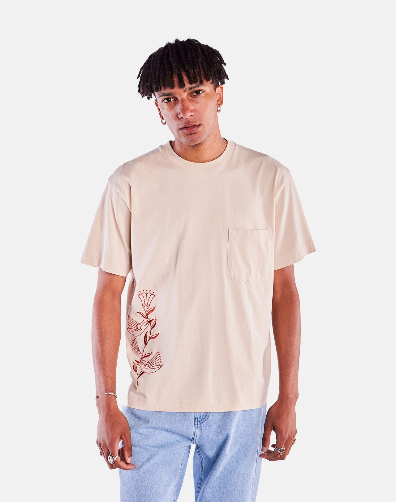 Scoop neck femininity Hummingbirds Short Sleeve T-Shirt