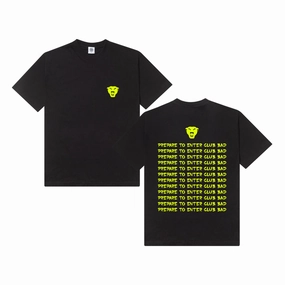 Seasonal Must-Have Sporty and Cool Mel?? X Club Bad 'Prepare To Enter' Tee - Black
