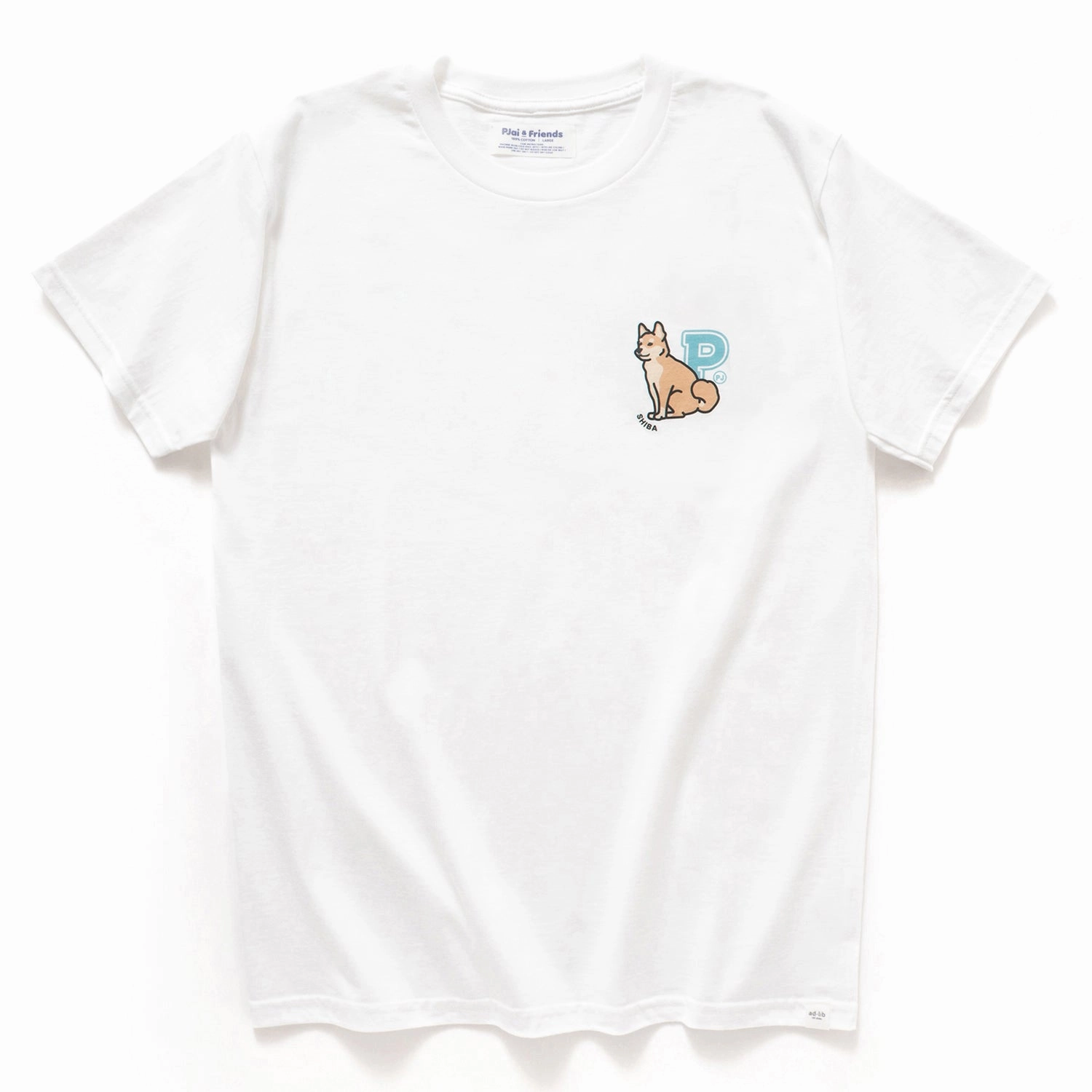 Soft and Relaxed Timeless Fit (EMT089) MYO Shiba College Graphic Tee