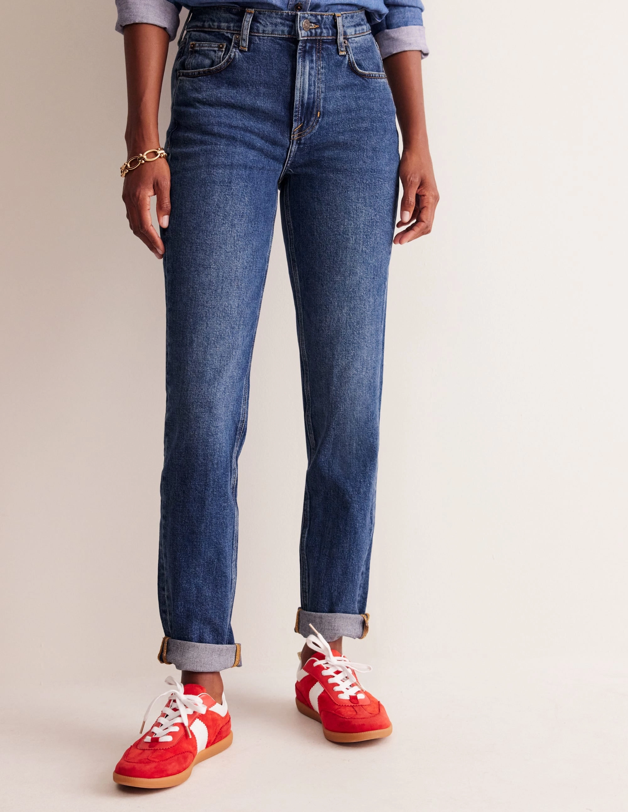 Girlfriend Jeans-Mid Vintage SlimFit Functional Fit