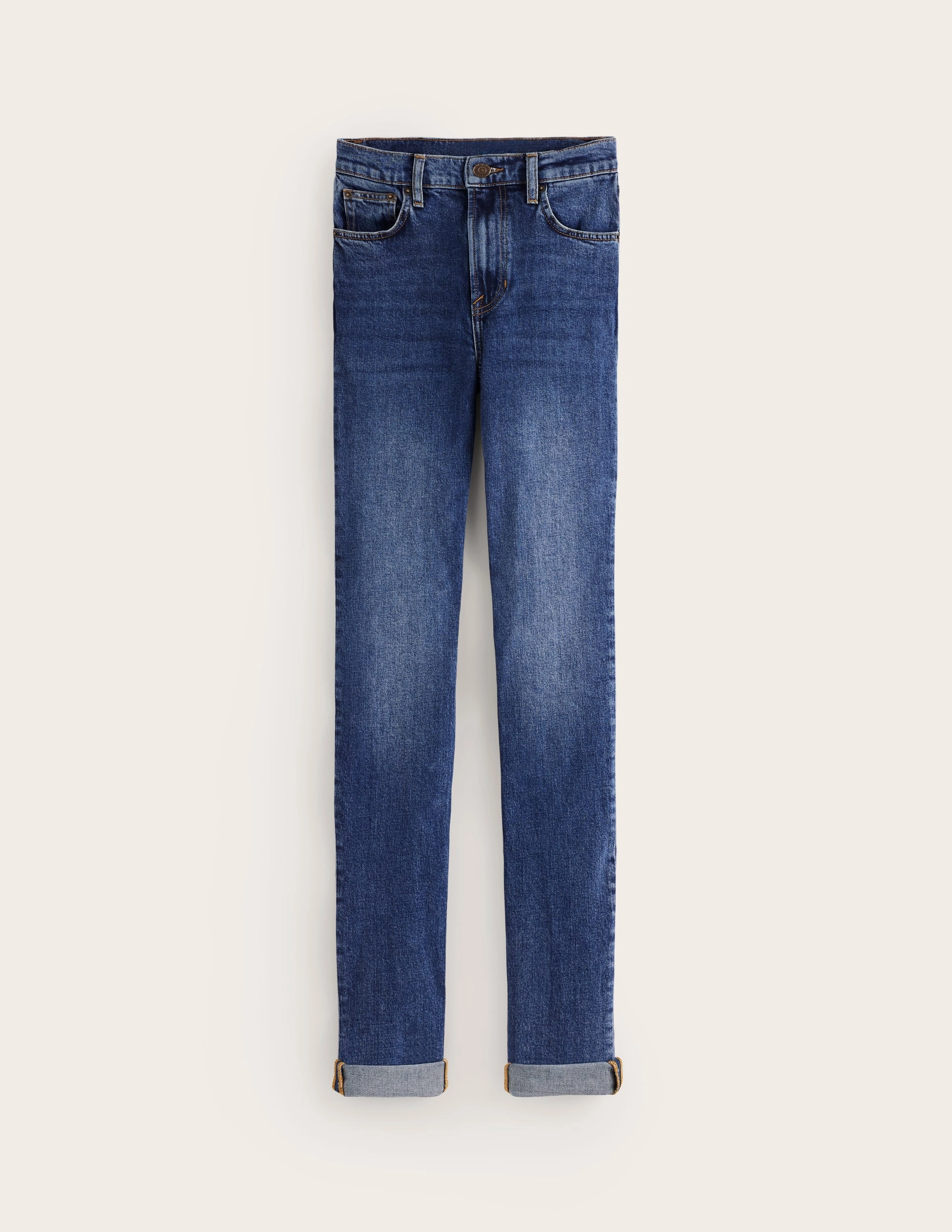 Girlfriend Jeans-Mid Vintage Comfort for All Sweat Wicking Lining