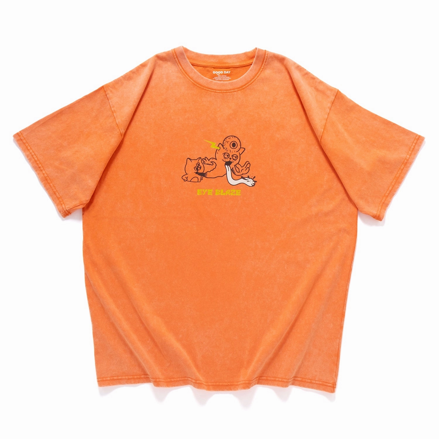 Holiday Style Pre Shrunk Fabric (ZT1751) Ghost Cat Graphic Tee