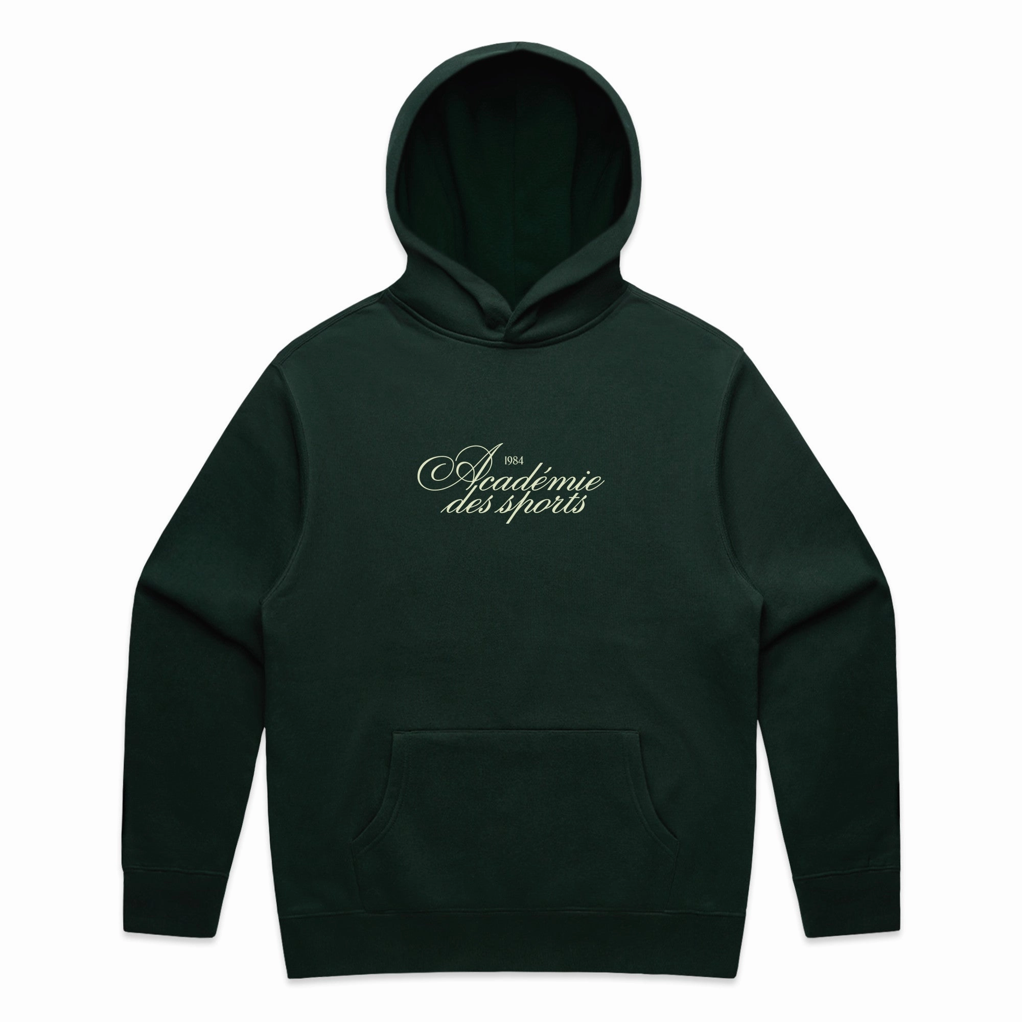 Vice 84 'Acad??mie Des Sports Script' Hoodie - Pine Resort Wear Chipmunk like