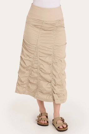 Classic Look Formal Event Gored Peasant Skirt