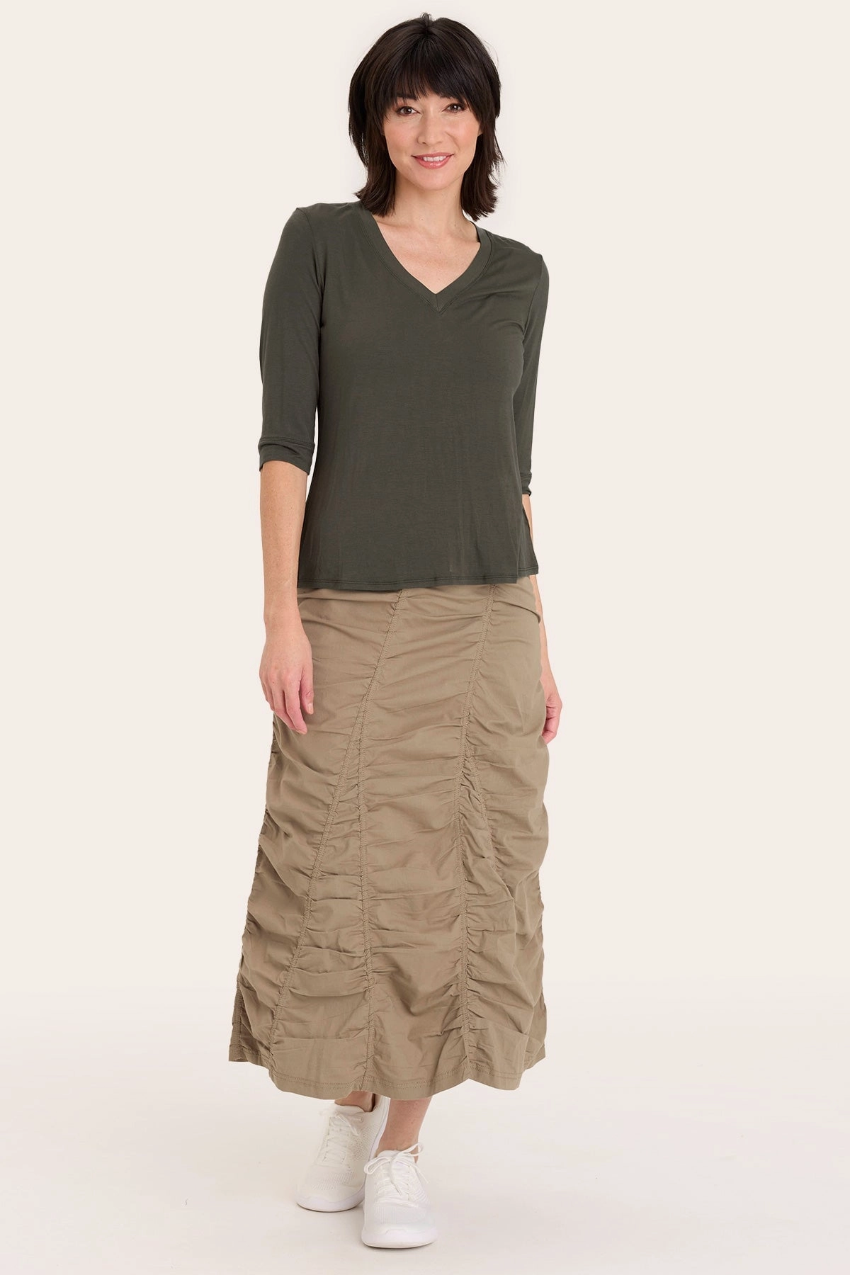 Fresh Look Trendy Mood Gored Peasant Skirt