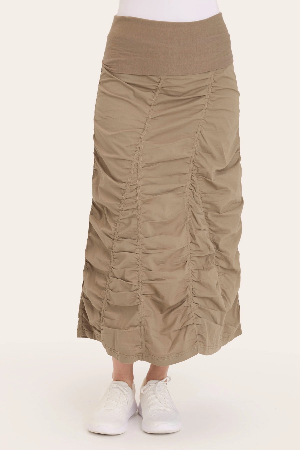 Soft Lines Adjustable drawstring Gored Peasant Skirt