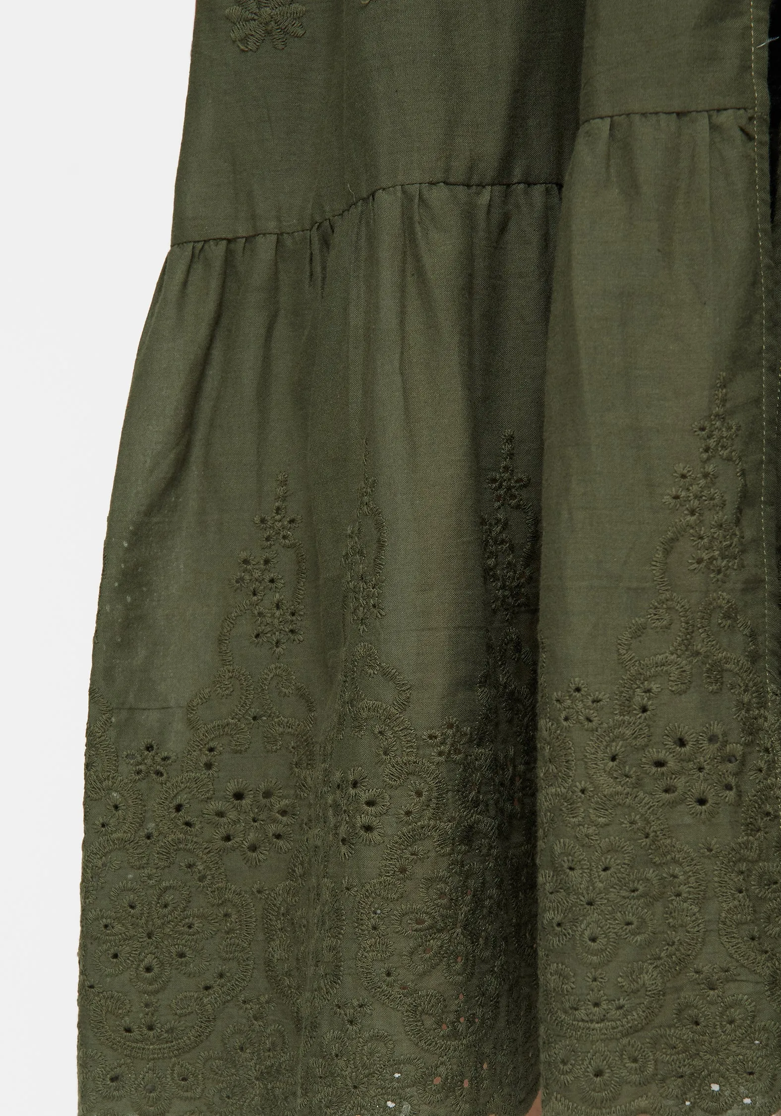 Gossamer Tiered Overdress - Green All-Purpose Wear Shimmer-Finish