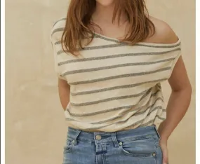 Gracie In Beige/black Effortless Layer